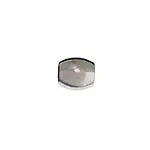 Metal Bead Oval Shape 8x8mm Nickel Plated Lead Free Nickel Free - Cosplay Supplies Inc