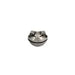 Beads Metalized Frog Face (Hole Sideways) 9mm Antique Silver - Cosplay Supplies Inc