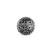 Metalized Bead W/ Sterling Silver Coating 9mm Round Antique Silver - Cosplay Supplies Inc