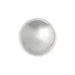 Metalized Bead W/ Sterling Silver Coating 16mm Round Silver - Cosplay Supplies Inc