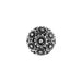 Metalized Bead W/ Sterling Silver Coating 10mm Round Antique Silver - Cosplay Supplies Inc