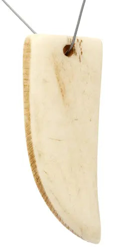 Bone Tusk Antique Ivory 1.75in x.75in Worked On Bone
