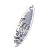 Pendant - Metal Surfboard With Wave Pattern Antique Silver