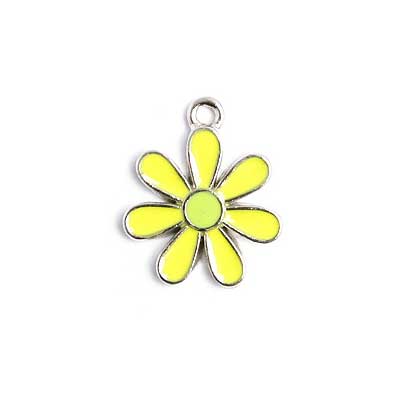 Pendant - Flower Assorted Colors Lead Free - Cosplay Supplies Inc