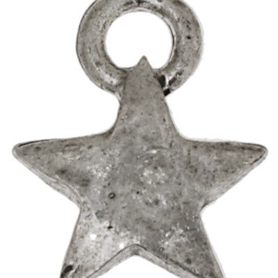 Pendant - Small Star 10mm Antique Silver Lead Free / Nickel Free - Cosplay Supplies Inc
