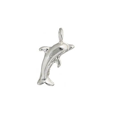 Pendant Small Dolphin  Lead Free / Nickel Free - Cosplay Supplies Inc