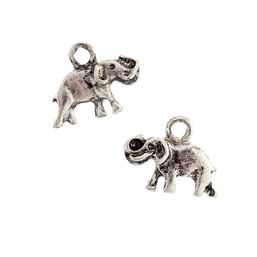 Pendant - Elephant Antique Silver Lead Free / Nickel Free