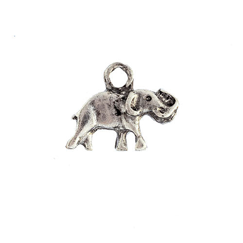 Pendant - Elephant Antique Silver Lead Free / Nickel Free - Cosplay Supplies Inc