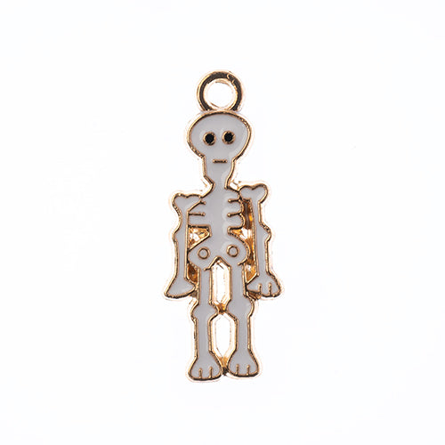 Sweet & Petite Halloween Charms 26x10mm Skeleton 10pcs