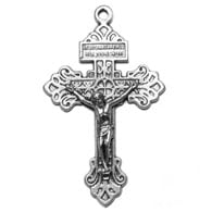 Religious Cross Nickel 55mm Without Ring