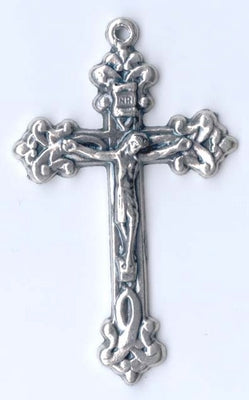 Religious Cross Nickel 30x50mm Without Ring