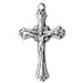 Religious Cross Nickel 18x30mm With Ring