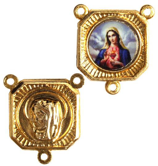 Medal With 3 Loops Immaculate Heart Of Mary