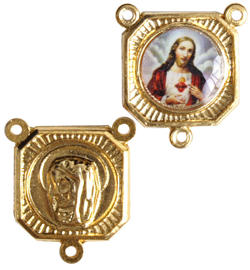 Medal With 3 Loops Sacred Heart Of Jesus