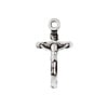 Religious Cross Antique Silver 22x12mm With Ring Lead & Nickel Free