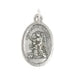 Religious Pendant Lead Free Guardian Angel / St. Michael Nickel With Ring