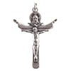 Religious Cross Nickel 43mm With Ring Trinity Cross Large