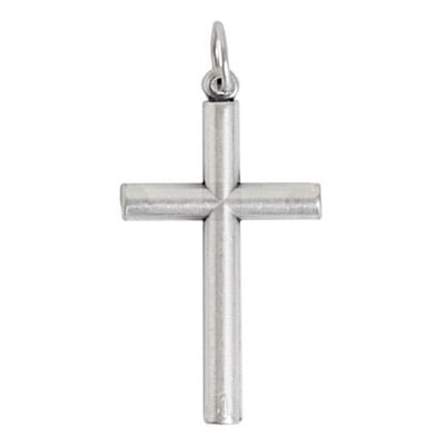 Religious Cross Nickel 35x20mm Plain Without Christ