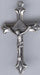 Religious Cross Nickel 30x50mm With Ring