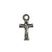 Pendant- Religious Mini Cross 14x7.5mm Antique Silver 10pcs
