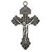 Pendant- Religious Cross With Loop 48.5x33mm Antique Silver 10pcs