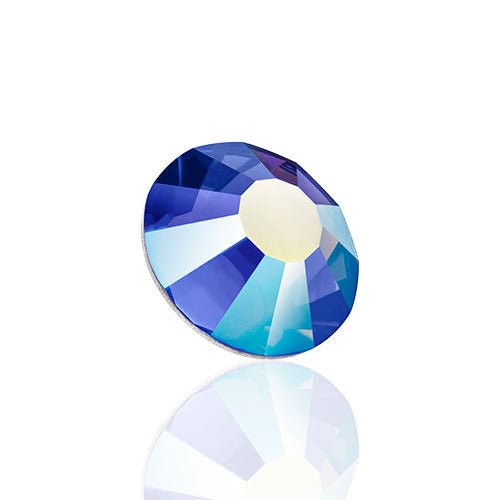 Preciosa Czech Crystal Viva12 Flat Back 438 11 616 Blue Violet Aurora Borealis