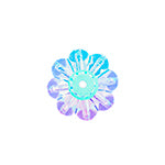 Preciosa Czech Crystal Flower 14mm 438 52 301 Un-Foiled