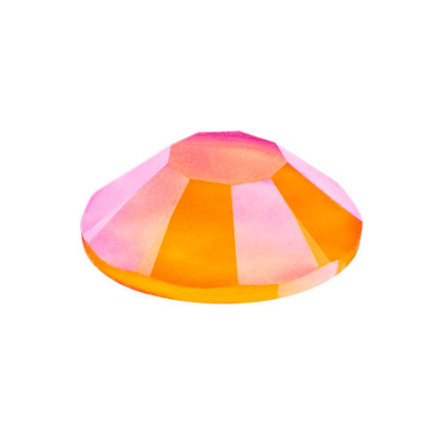 Preciosa Maxima Czech Crystal Flat Back 438 11 615 Neon Orange
