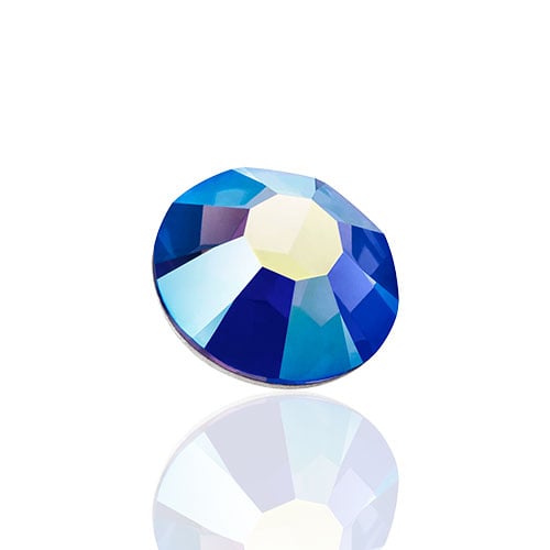 Preciosa Maxima Czech Crystal Flat Back 438 11 615 Blue Violet Aurora Borealis