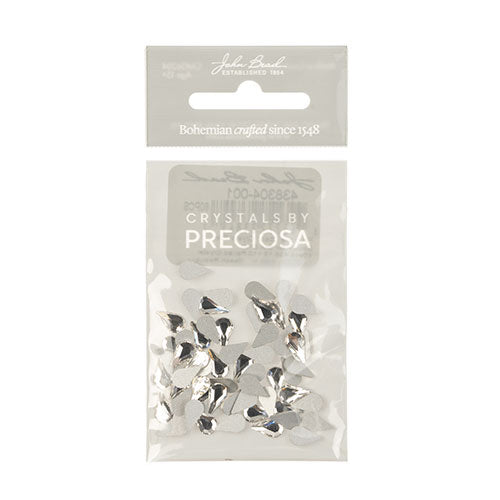 Preciosa Czech Crystal Flat Back Pear 8x4.8mm 438 15 110 Foiled 
