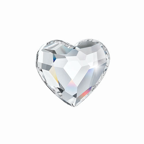 Preciosa Czech Crystal Flat Back Heart 438 18 301 Foiled