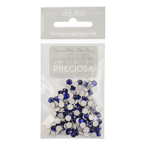 Preciosa Maxima Czech Crystal Flat Back Hotfix 438 11 615 Cobalt Blue