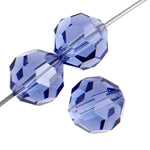 Preciosa Czech Crystal Round Bead Simple 451 19 602 Tanzanite