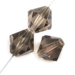 Preciosa Czech Crystal Bead Rondell 451 69 302 Black Diamond