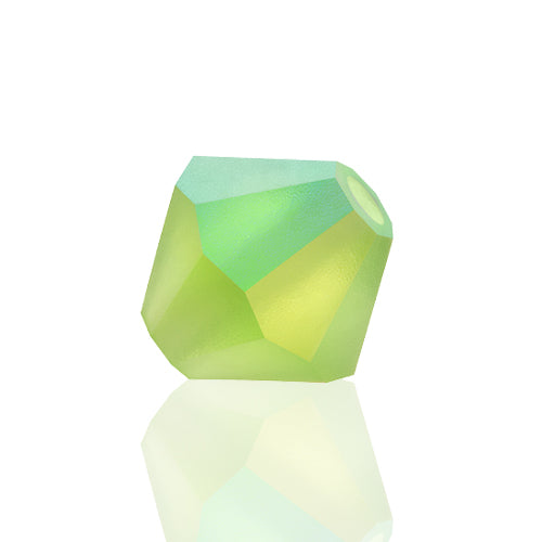 Preciosa Czech Crystal Bead Rondell 451 69 302 Limecicle Aurora Borealis Matt
