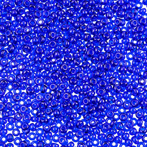 Czech Seed Beads Approx 24g Vial 10/0 - Blue Shades