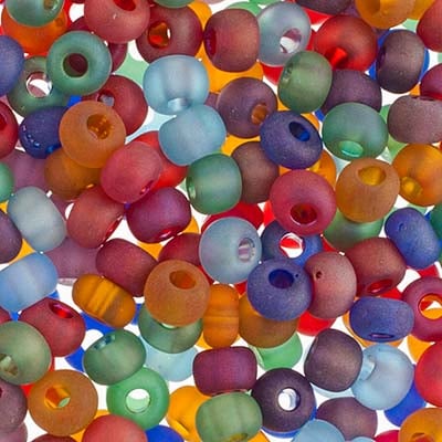 Czech Seed Beads Approx 24g Vial 2/0 - Mixed Shades