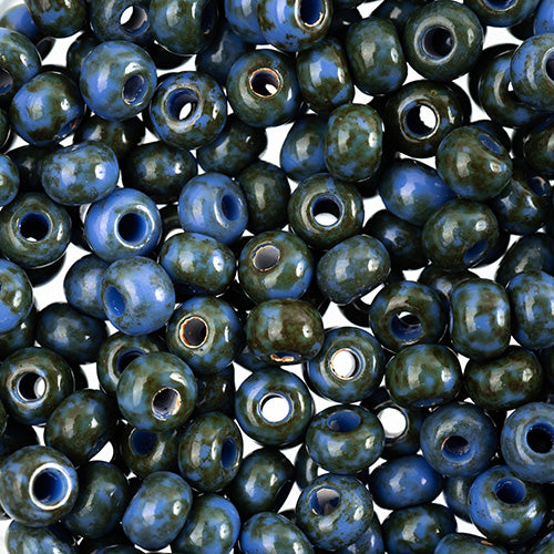 Czech Seedbead Approx 22g Vial 2/0 - Blue Shades