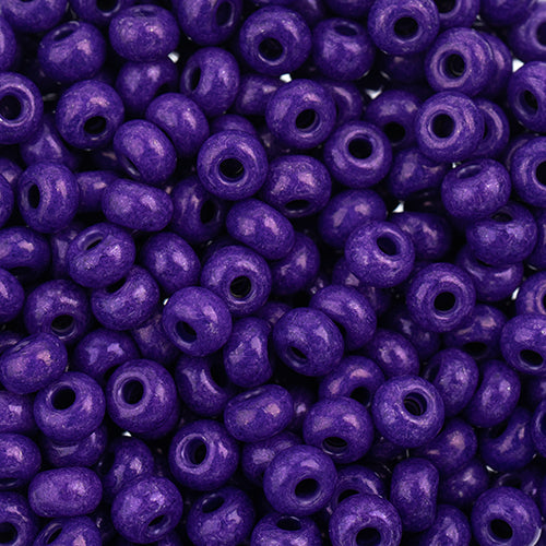 Czech Seedbead Approx 22g Vial 6/0 - Purple Shades