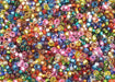 Czech Seed Beads 10/0 Silver Lined - Crystal/Multi Shades