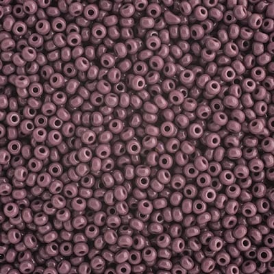 Czech Seed Beads 10/0 Opaque - Purple Shades