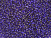 Czech Seed Beads 10/0 Silver Lined - Blue Shades