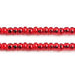 Czech Seed Beads 10/0 Silver Lined - Red/Orange Shades