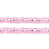 Czech Seed Beads 10/0 Silver Lined - Pink Shades