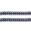 Czech Seed Beads 10/0 Metallic Silver Shades