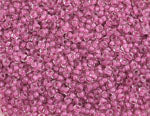 Czech Seed Beads 10/0 Color Lined Purple Shades