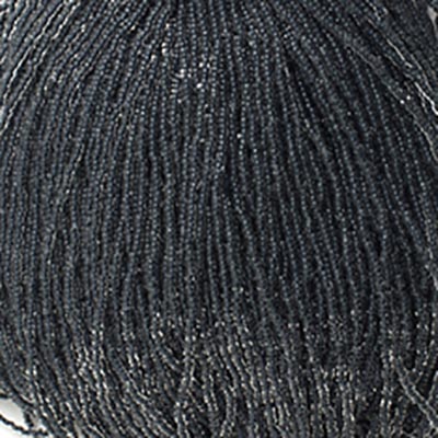Czech Seed Beads 10/0 Color Lined Black/Grey Shades