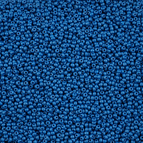 Czech Seed Beads 10/0 Permalux Dyed Chalk - Blue Shades