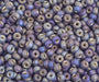 Czech Seed Bead / Pony Beads 6/0 Silver Lined Blue Shades