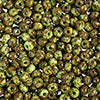 Czech Seed Bead / Pony Beads 6/0 Opaque Green Shades